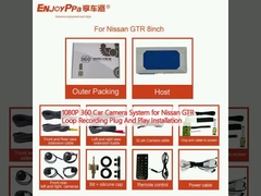 1080P 360 Car Camera System for Nissan GTR Loop Recording Plug And Play Installation
