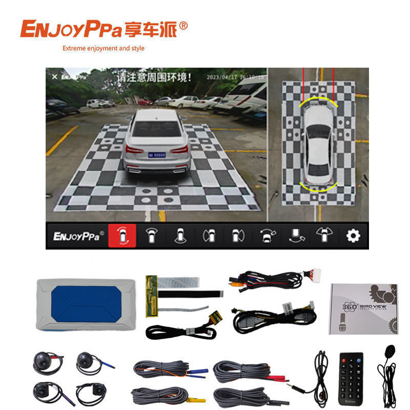 4 Way Driving Recording Car Monitoring Camera System For Honda CRV 9 Inch Screen