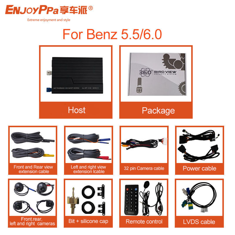 Benz Models 360 Panoramic Parking System Effortlessly Monitor Your Car Surroundings