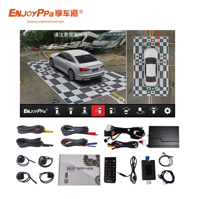 10.25 Inch Screen Car Surround View Camera System For Toyota Land CRUISER
