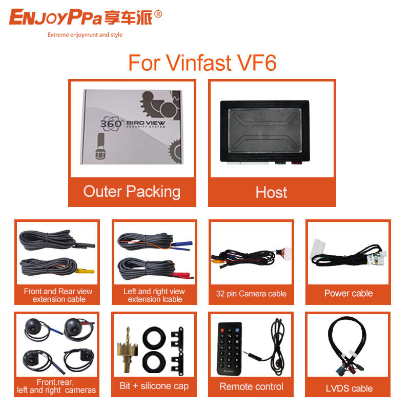 Safe Driving Experience 360 Car Camera Panoramic View System for Vinfast VF6