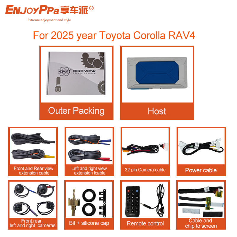 360 Degree Panoramic View Car Camera System for Toyota Corolla RAV4