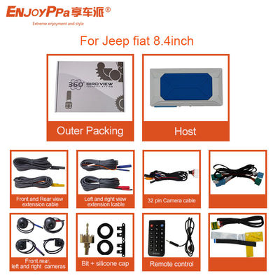 Panoramic 360 Bird View Camera System For Jeep With 8.4 Inch Screen