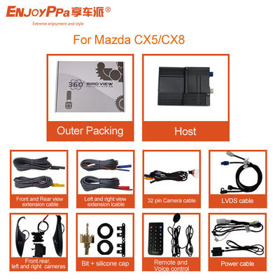 360 View Parking Camera System For Mazda CX8 Night Vision High Resolution