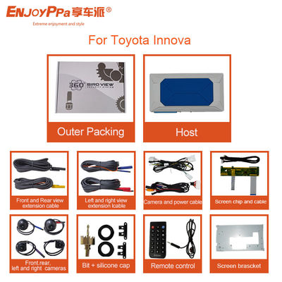 Loop Recording 360 Automotive Security Camera Systems For Toyota Innova