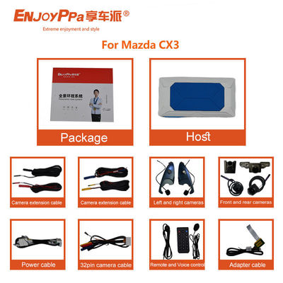 Loop Recording 360 Car Camera Systems For Mazda CX30 High Security