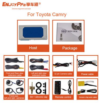 Waterproof Car Cctv System With 4 Cameras For Toyota Camry Surrounding View