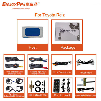Waterproof 360 Car Camera System For Toyota Reiz Monitoring And Parking Assistance