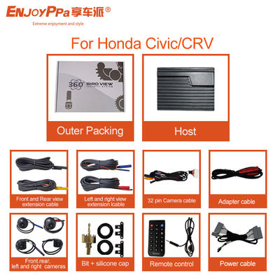 32GB 360 Car Camera System For Honda Civic Experience Unmatched Safety