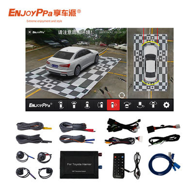 4 Way Birds Eye View Car Camera System For Toyota Harrier Waterproof