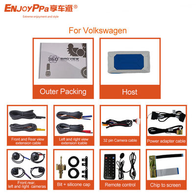 Shock Resistance 360 Car Camera System For Volkswagen With Night Vision 1080P