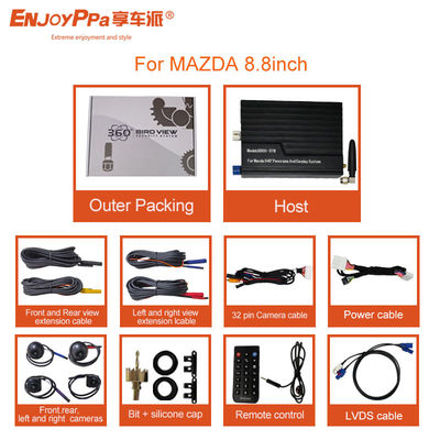 Waterproof HD Night Vision 360 Car Camera System For Mazda 8.8Inch Screen