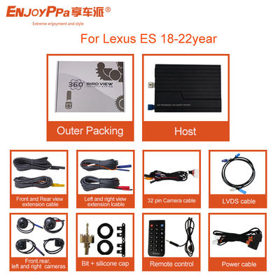 360° Car Camera Parking System with Loop Recording for Lexus ES 18-22