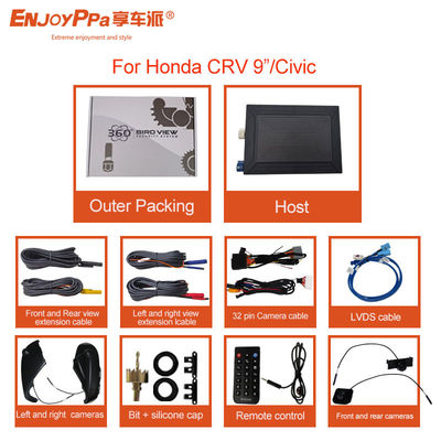 360 Car Camera System For Honda CRV Parking Assistance With Camera Shell
