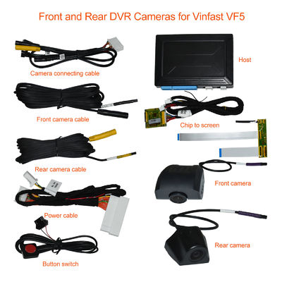 Front and Rear Car Camera Recorder with Android Auto Carplay For Vinfast VF5