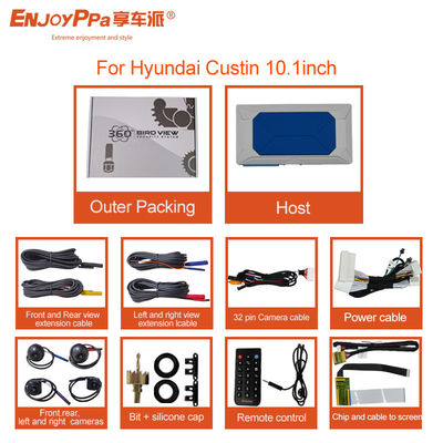 Loop Recording Surrounding View 360 Car Camera for Hyundai Custin Night Vision and Plug And Play Installation